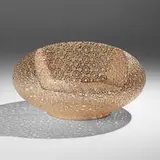 Marcel Wanders, Bon Bon Gold chair from the Personal Edition series, 2010, crocheted rope, resin, precious metal