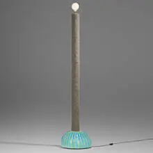 Loma Lamp by Jonathan Trayte, 2018, painted bronze, stainless steel, plaster, sold May 2024