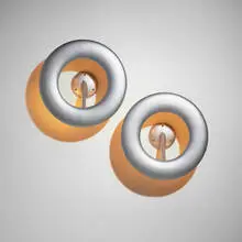 Marc Newson, Komed lamps from Osman Restaurant, Cologne, pair, 1996, coated fiberglass