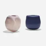 Jeremy Wintrebert, Matter; Void vases, set of two, 2016, hand-blown glass