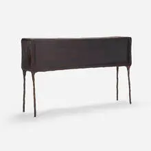 Valentin Loellmann, Cabinet, 2014, charred oak, copper-plated steel