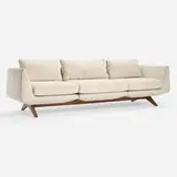 Matthew Hilton, Hepburn sofa, upholstery, walnut