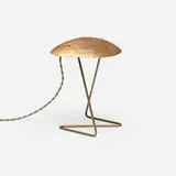 Lindsey Adelman, Table lamp, 2016, brushed brass, brushed hammered bronze