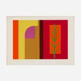 Josef Zenk, Romanesque, screenprint in colors