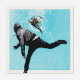 Hijack, Love Riot (Blue), 2022, screenprint in colors