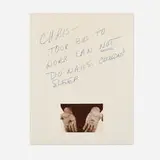 Chris Burden, Untitled, 1974, lithograph in colors with hand-coloring on Copperplate