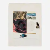 Robert Rauschenberg, Horsefeathers Thirteen IX, 1972, offset lithograph in colors, screenprint, pochoir, collage, embossing on Jeff Goodman handmade