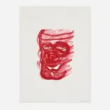 Sam Francis, Self-Portrait (SF-025), 1973, lithograph in colors on BFK Rives