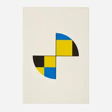 Leon Polk Smith, Plate from Werkübersicht 1947-1976, 1987, screenprint in colors on BFK Rives