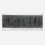 Jesús Rafael Soto, Escritura (from the Síntesis series), 1978, screenprint on Plexiglas, metal