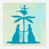 Untitled (from the Hans Christian Andersen portfolio) by Andy Warhol, 1987, screenprint in colors on Lenox Museum Board, sold May 2024