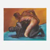 Carlos Almaraz, Struggle of Mankind, 1989, screenprint in colors