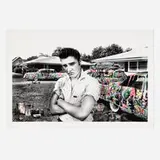 Thierry Guetta, Cadillac King, 2019, screenprint in colors with hand-painted elements