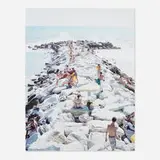 Massimo Vitali, Madima Vertical Wave Alternative (from the Portfolio of Landscapes and Figures), 2006, offset lithograph in colors