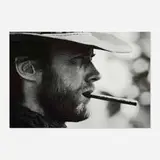 Lawrence Schiller, Clint Eastwood in Mexico, C-print facemounted to acrylic and mounted to dibond
