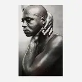 Lawrence Schiller, James Earl Jones, Barcelona, Spain, C-print facemounted to acrylic mounted to aluminum