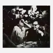 Lawrence Schiller, Sophia Loren and Carlo Ponti at the Academy Awards Dinner, C-print facemounted to acrylic and mounted to dibond