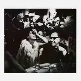 Lawrence Schiller, Sophia Loren and Carlo Ponti at the Academy Awards Dinner, C-print facemounted to acrylic and mounted to dibond