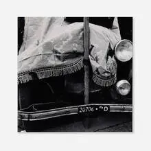 Car and Cover (from the Photographs/A Portfolio of Twelve Works) by Robert Rauschenberg, gelatin silver print, sold Jun 2025