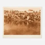 Edward S. Curtis, At the Pool, Animal Dance - Cheyenne, Pl 663, 1927, photogravure on japon