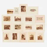 Edward S. Curtis, Collection of seventeen works, 1905-1927, photogravure, one with hand-coloring