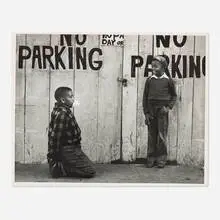 Max Yavno, Untitled (two boys), gelatin silver print