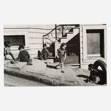 Max Yavno, Children Playing, gelatin silver print