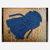 Harry Bowers, Jennifer Warnes cover of Famous Blue Raincoat, C-print mounted to matboard