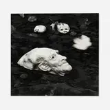 Ralph Eugene Meatyard, Masks in Water, gelatin silver contact print