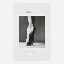 Richard Avedon, Rudolf Nureyev, En Pointe, New York exhibition poster, 1980, offset lithograph