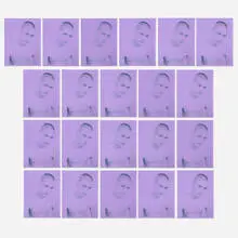 Terence Koh, Untitled 3 (21 Shots), 2003, digital pigment print with gunshots in 21 parts