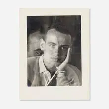 Imogen Cunningham, Double Portrait of Jonathan Elkus, 1952, vintage gelatin silver print