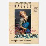 Cindy Sherman, Straatstheater Kassel exhibtion poster, 1982, offset lithograph in colors