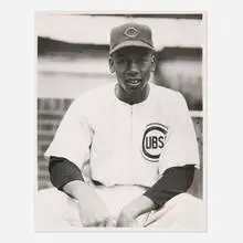 George Brace, Ernie Banks (Rookie), gelatin silver print