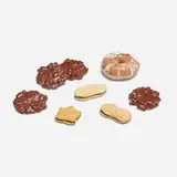 David Gilhooly, Cookies and Donut, set of eight
