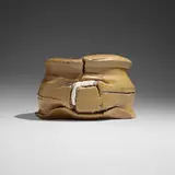Peter Voulkos, Untitled (Ice Bucket), c. 1975, glazed stoneware with porcelain pass-throughs