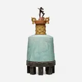 Adrian Saxe, Antelope Jar, 1980, glazed porcelain, stoneware, raku