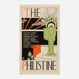 Dwight Ripley Collins, The Philistine (advertising poster), 1895, commercial relief print