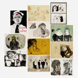Jose Luis Cuevas, Crime by Cuevas, 1968, lithograph in colors
