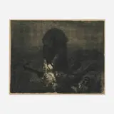 Käthe Kollwitz, Schlachtfeld (from the Peasants' War series), soft ground etching