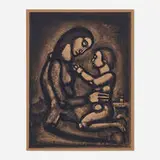 Georges Rouault, Il serait si doux d’aimer (from the Miserere portfolio), aquatint