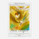 Marc Chagall, L’ange du jugement, 1974, offset lithograph in colors