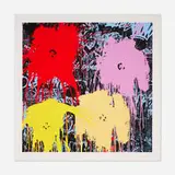 Thierry Guetta, Flowar$, 2021, screenprint in colors