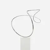 José de Rivera, Untitled (Kinetic Sculpture), c. 1970, stainless steel, lacquered wood