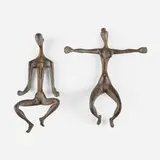 Milton Hebald, Gong, c. 1969, patinated bronze