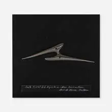 José de Rivera, Untitled (Maquette), c. 1950, chrome-plated metal
