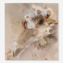 Lucy Dodd, Untitled, 2015, mixed media on canvas