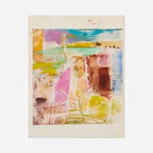 Robert Natkin, Untitled, 1957, mixed media on Strathmore Artist