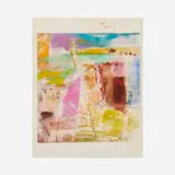 Robert Natkin, Untitled, 1957, mixed media on Strathmore Artist