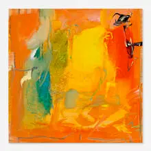 Lamar Briggs, Two Crows, acrylic on canvas